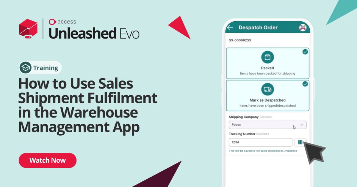 How to Use Sales Shipment Fulfilment with Unleashed Warehouse ...