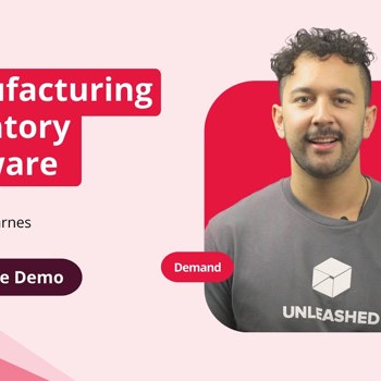 Manufacturing Inventory Software: 13 Minute Overview YouTube feature image