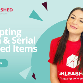 Receipting Batch & Serial Tracked Items