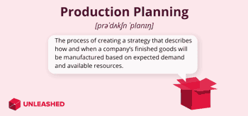 production planning definition