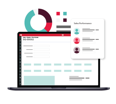 Sales performance dashboard