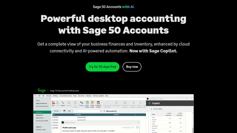 sage 50 homepage