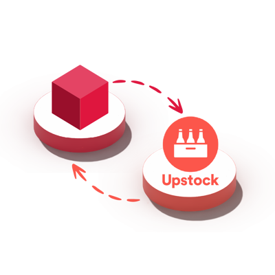 Unleashed Upstock logos