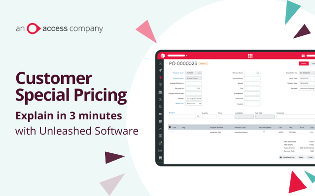 Software charges and special pricing