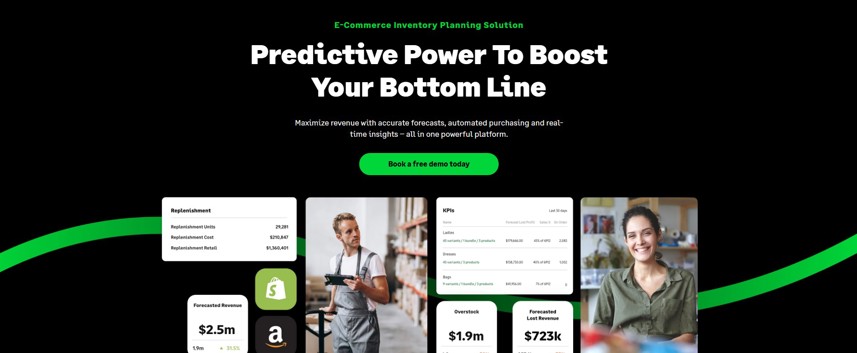 inventory planner homepage