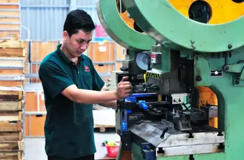 worker in manufacturing factory