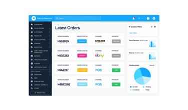 Neto by Maropost Dashboard