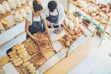 workers in bakery