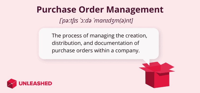 Purchase order management definition
