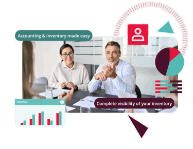 unleashed marketing visual of an accounting meeting