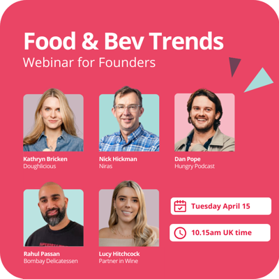 an image tile showcasing the faces of various guests invited at the food & beverage webinar by Unleashed