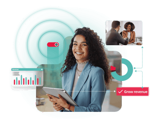 smiling business woman hero image