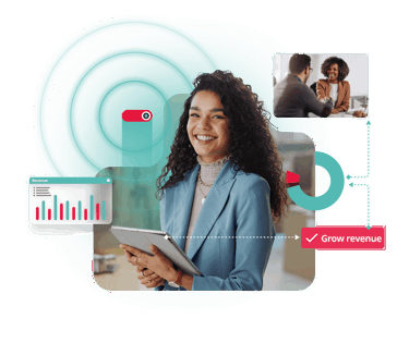 smiling business woman hero image