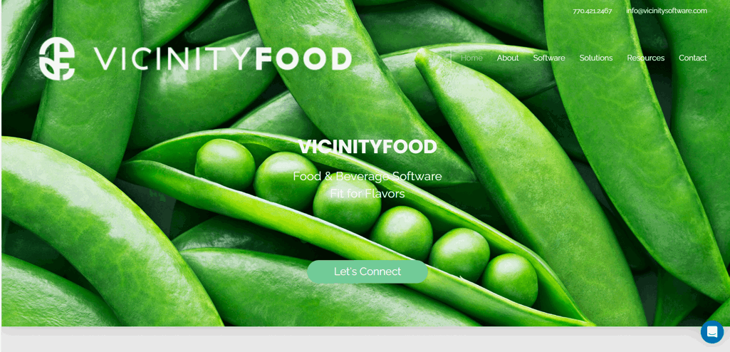 VicinityFood Food & Beverage Software