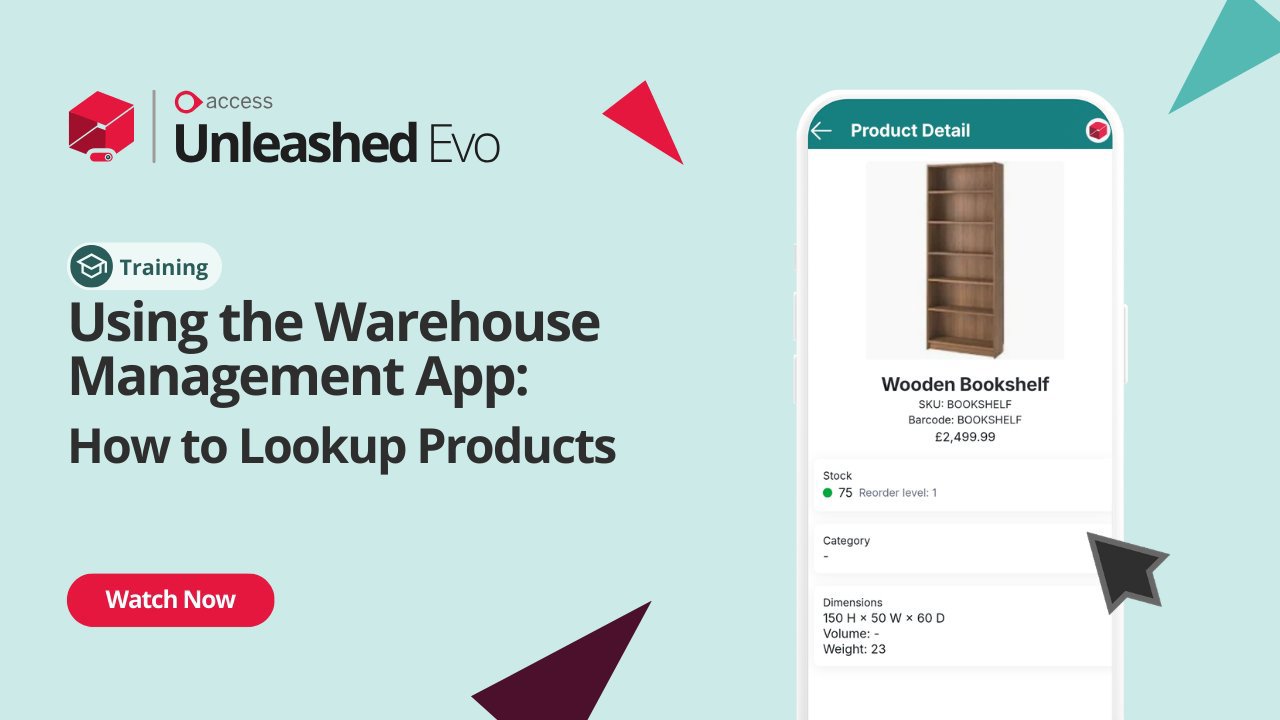 How to Put Away Stock in the Unleashed Warehouse Management App